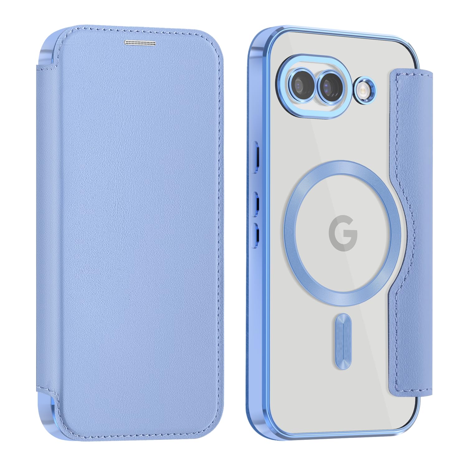 Amazon.co.jp: Google Pixel 10a 用 ケース 全面保護 手帳型 RFID 背面